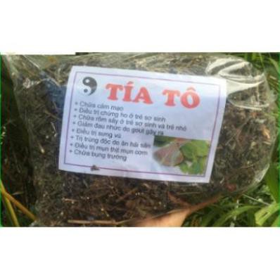 500gr lá tía tô khô thơm ngon chuẩn loại 1