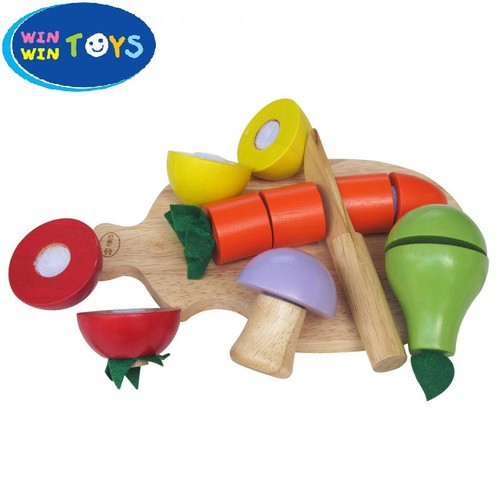 Đồ chơi gỗ Winwintoys - Bộ 5 loại trái cây 60032