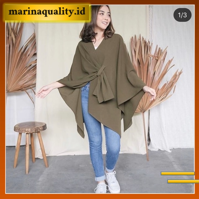 Cardi Kaila CAPE CARDIGAN Ngoài WOLFIS Cao Cấp