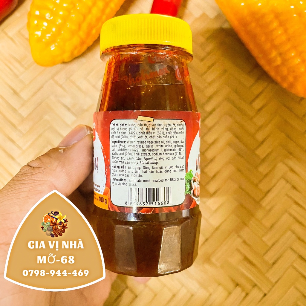 Sa tế nướng ngũ vị Cholimex - hủ 100gr