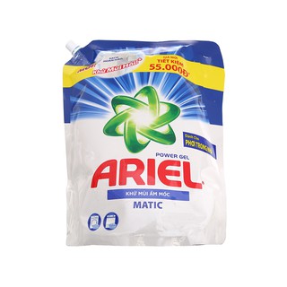 Nước giặt Ariel Matic khử mùi ẩm mốc túi 2 Lít