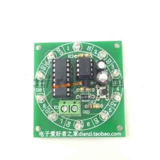 Module Led Nháy 555 Và 4017 PCB Tự Ráp