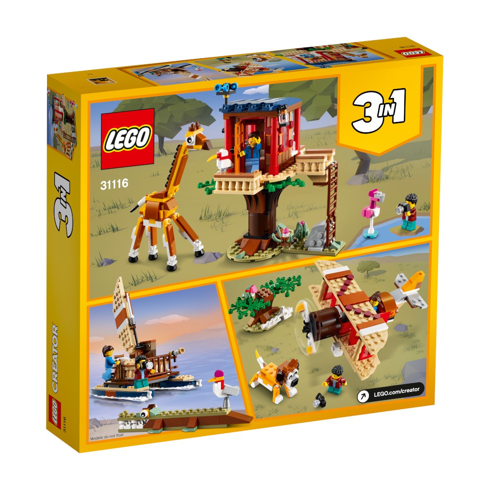 LEGO CREATOR 31116 Nhà Cây Safari ( 397 Chi tiết)