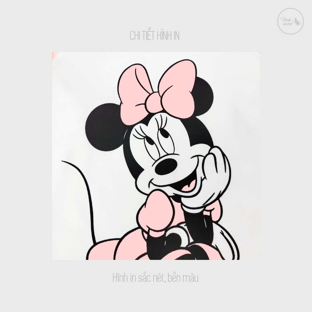 Bộ dài tay bé gái BIGFOX - MISS MEOW size đại, bộ thu đông cho bé chất cotton in Chuột MICKY 2-11 tuổi