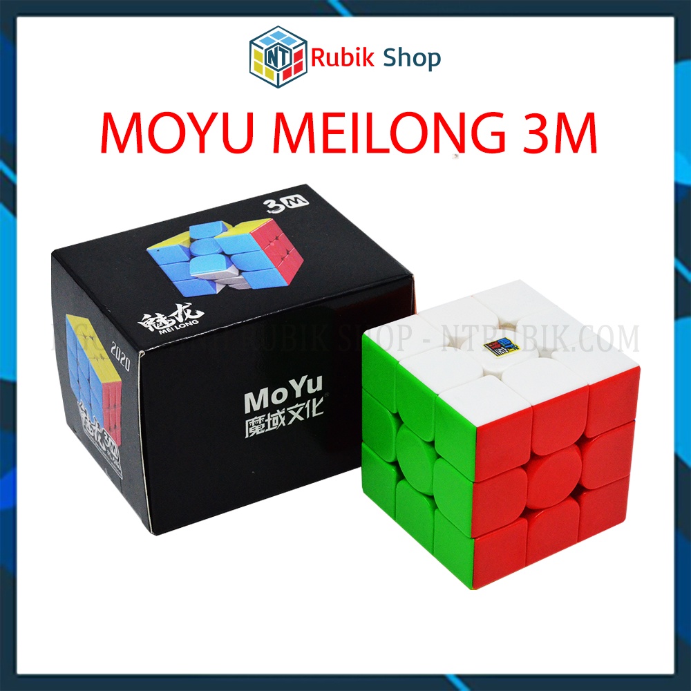 Rubik 3x3x3 Moyu Meilong 3M Stickerless (Hãng mod nam châm)