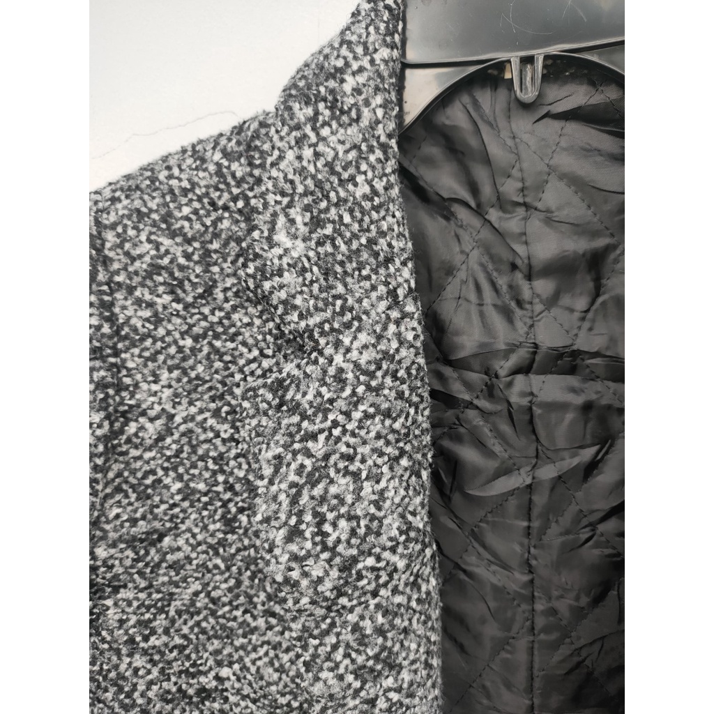 Áo khoác Măng tô Dạ Tweed Hàn second-hand, áo mangto, Trench coat- Đồ Si Bon MT7