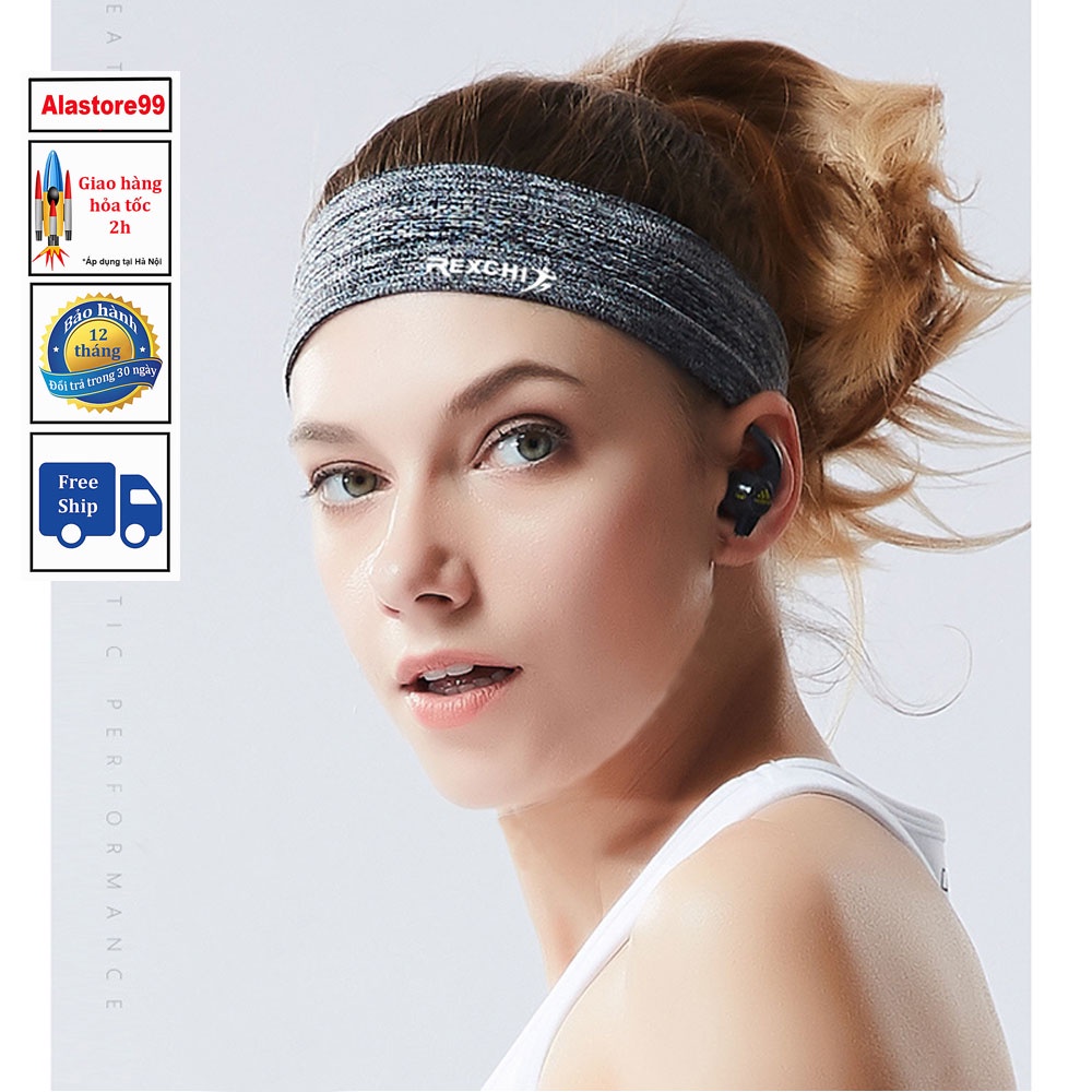 Băng đô thể thao cài đầu headband cotton dùng cho tập gym yoga bóng rổ cầu lông thấm mồ hôi chống trượt co giãn tốt BO20