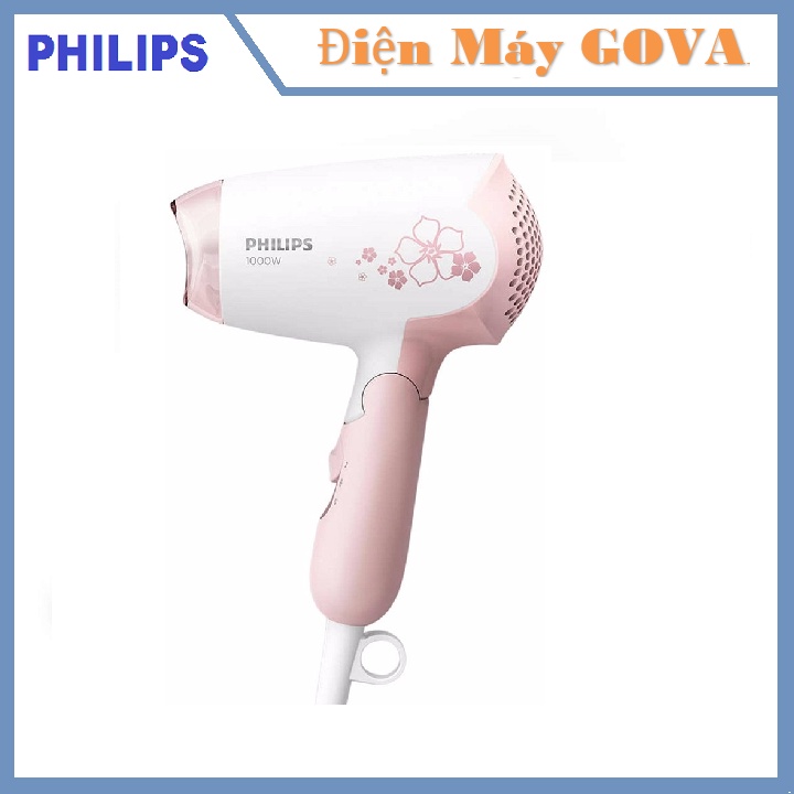 Máy Sấy Tóc Mini Philips HP8108 - Công Suất 1000W - Hàng Chính Hãng - Bảo Hành Chính Hãng 2 Năm