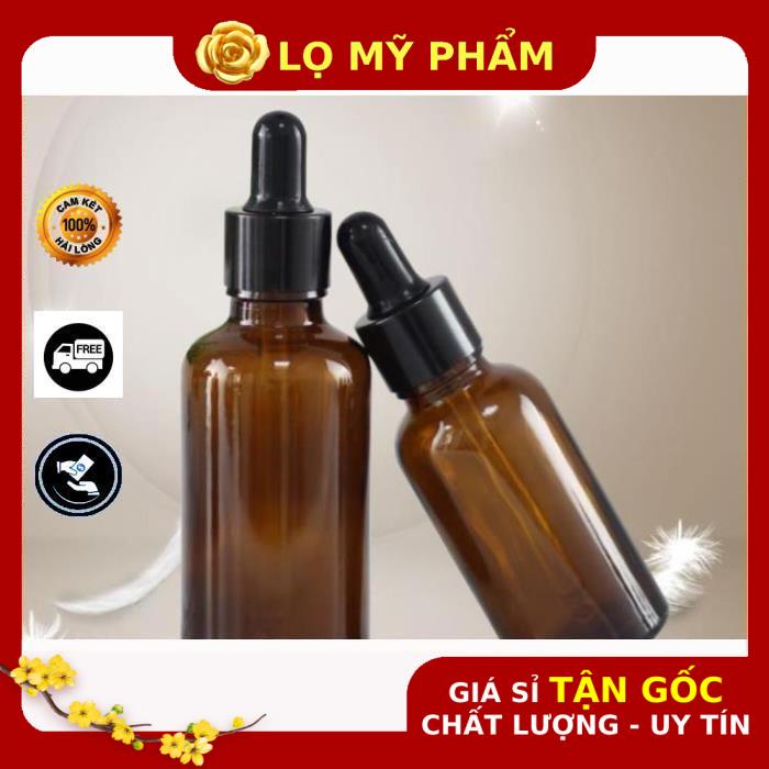 Lọ Chiết Serum ❤ GIÁ TỐT NHẤT ❤ [15ml,20ml] Lọ đựng tinh dầu bóp giọt Khoen Đen chiết mỹ phẩm , phụ kiện du lịch