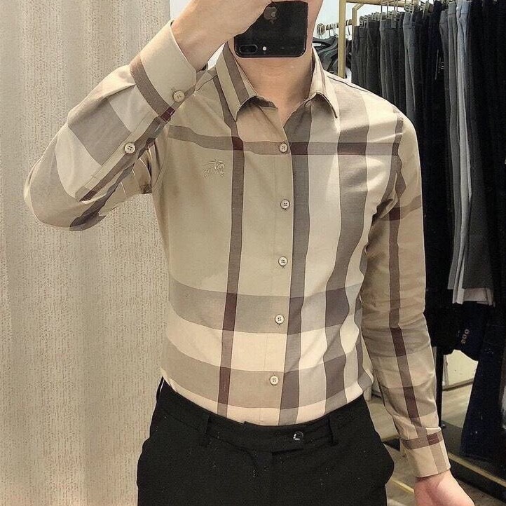 áo sơ mi nam sọc, kẻ ô, cảro, sơ mi cặp đôi dài tay vải 3d lụa mềm mịn đi chơi, đi tiệc | BigBuy360 - bigbuy360.vn