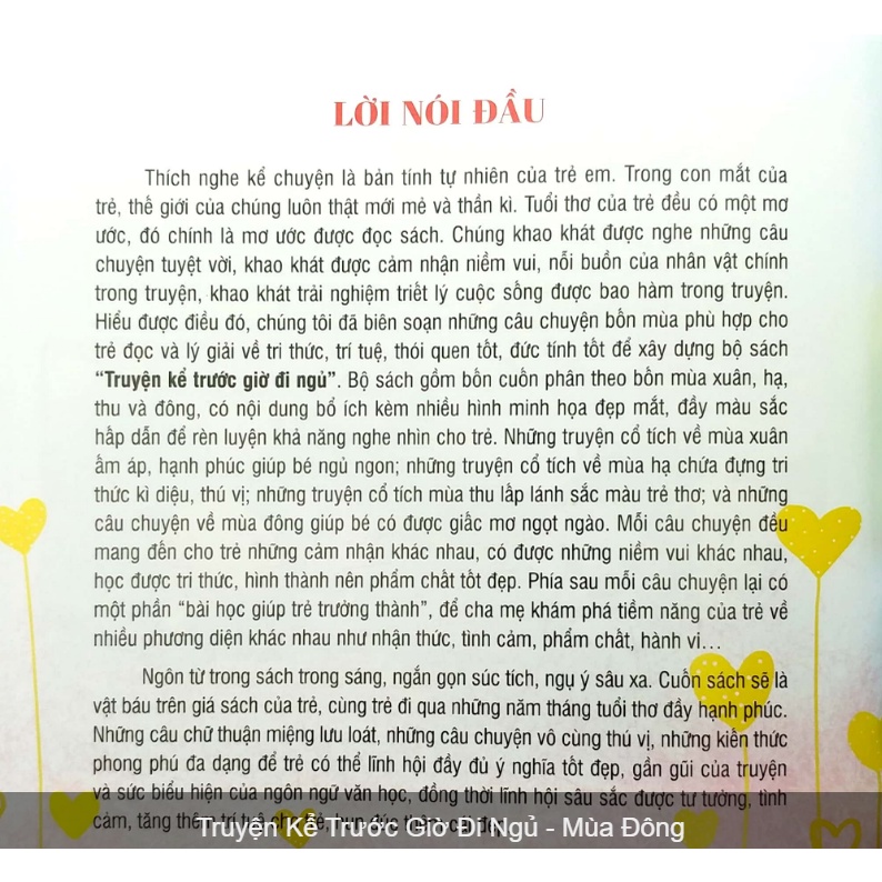 Sách - Combo Truyện kể trước giờ đi ngủ 4 mùa ( Mùa Xuân , Mùa Hạ , Mùa Thu , Mùa Đông)