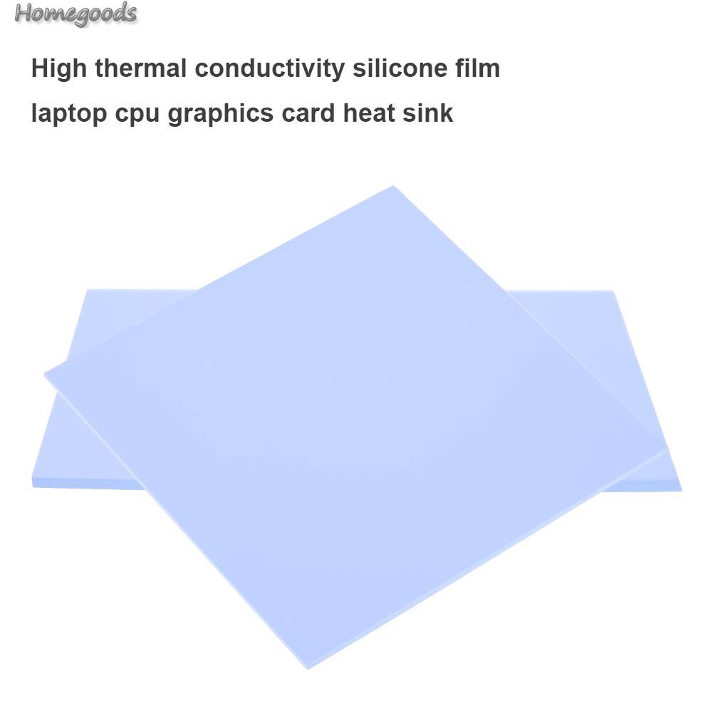 Tấm tản nhiệt chất liệu silicon cho CPU máy tính chip đồ họa 100x100mm 0,5mm