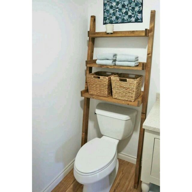 Kệ gỗ TOILET 3 tầng