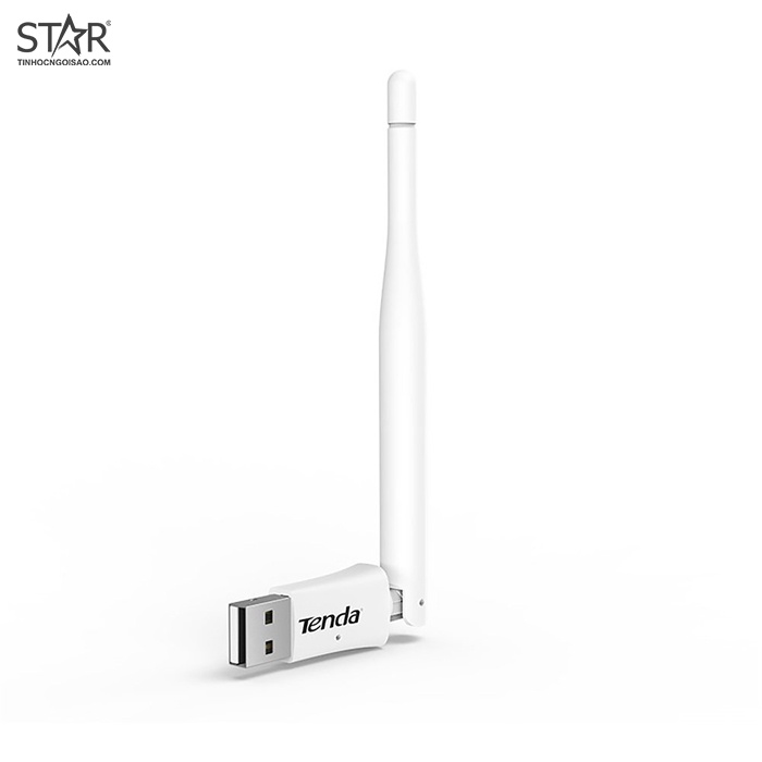 USB thu Wifi Tenda W311MA Chuẩn N Tốc Độ 150Mbps - Anten dính liền