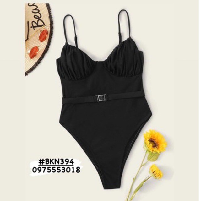 [BKN394] <ÂU> BODYSUIT NHÚN NGỰC KÈM BELT RỜI 3 MÀU | BigBuy360 - bigbuy360.vn