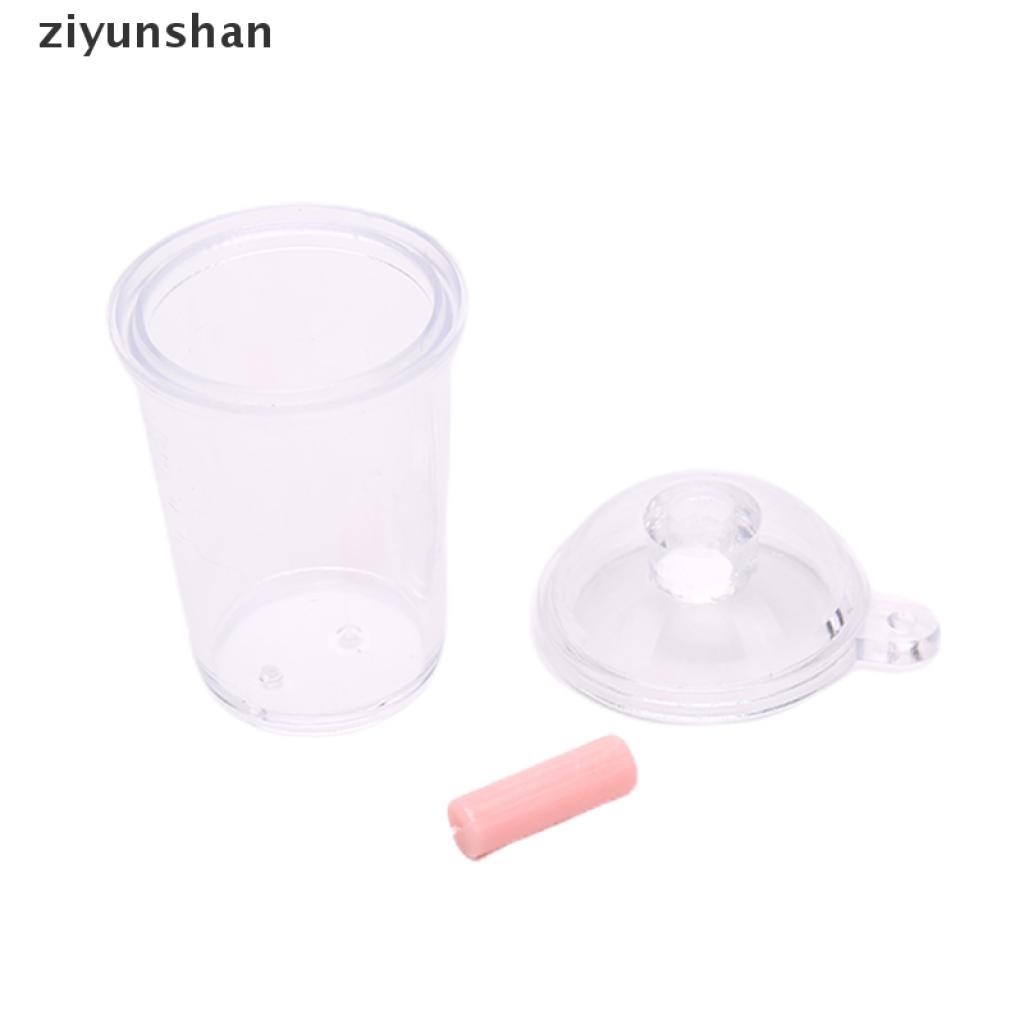 ziyun 5x Frappuccino Cup Coffee Cup Dollhouse Miniature Simulation Plastic Cake cup .