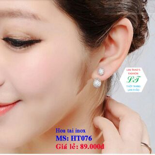 Hoa tai inox ko gỉ sét