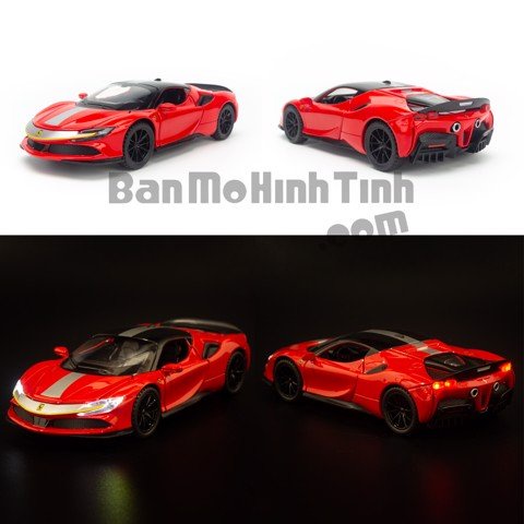 Mô hình xe Ferrari SF90, Laferrari, 458 Italia 1:32