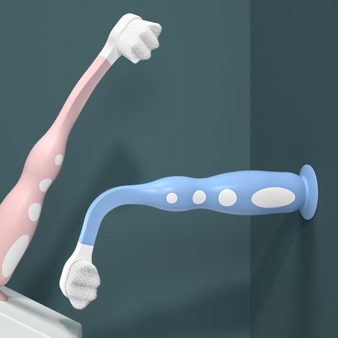 Soft toothbrush for toddlers, suitable for1-6 years old baby