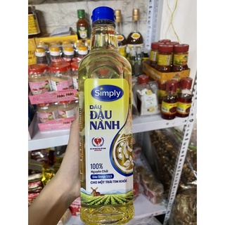 Dầu ăn Simply 1L và 2L
