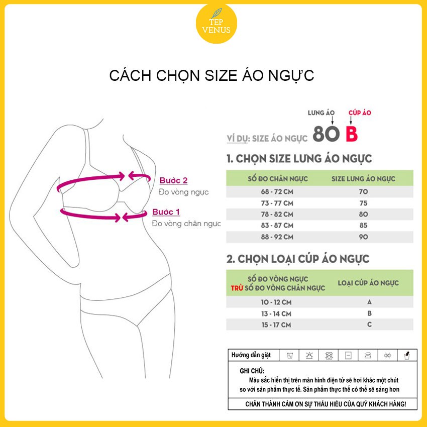 Áo Lót Bralette Chữ U Mặc Đầm Hở Lưng  Tep Venus ALU01