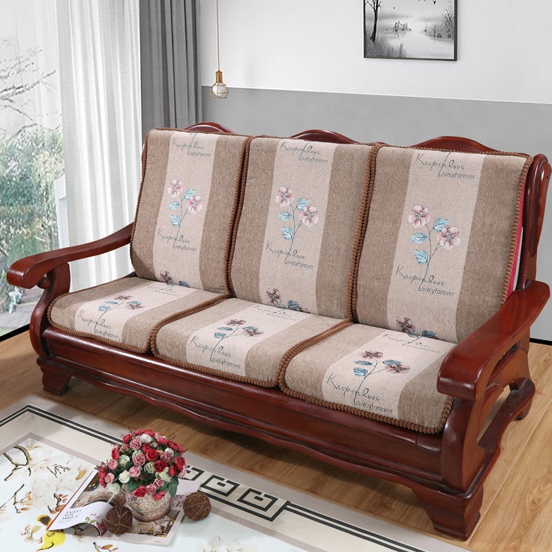 Đệm Lót Ghế Gỗ Dày Dặn Có Thể Tháo Rời Tiện Dụng Phong Cách Trung Hoa