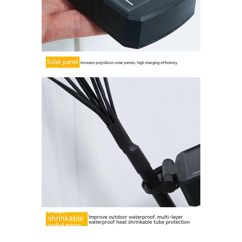 Đèn Led Trang Trí Sân Vườn Sử Dụng Năng Lượng Mặt Trời Chống Thấm Nước