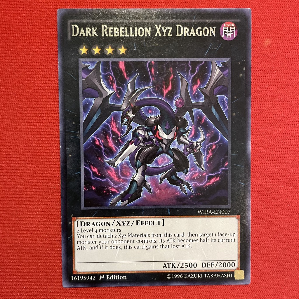 [EN-JP][Thẻ Bài Yugioh Chính Hãng] Dark Rebellion XYZ Dragon - Art Gốc - Chủ Bài Của Yuto