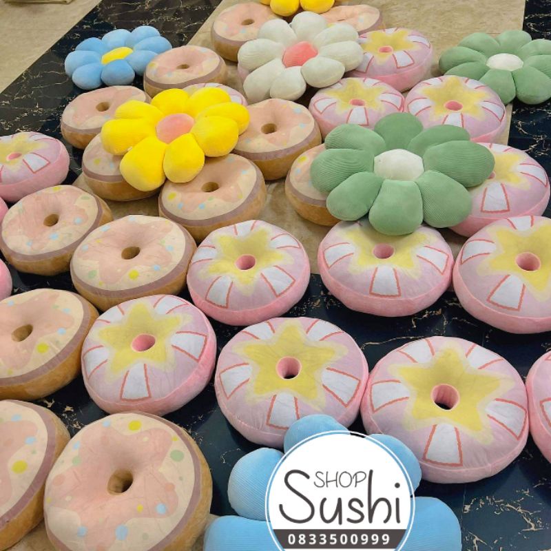 Gối tựa lưng, gối ôm, đệm ngồi hình bánh donut