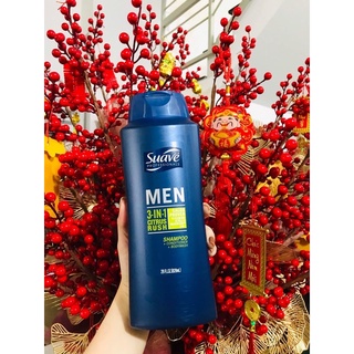 Dầu gội suave professionals men 3in1 citrus rush