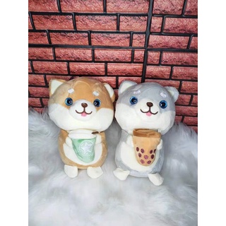 Gấu bông ôm trà sữa gối ôm cute mini giá rẻ quà tặng xinh xắn
