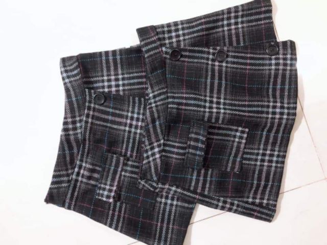 Chân váy dạ giả quần