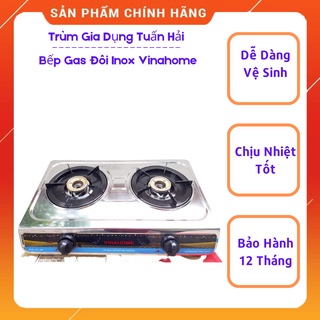 Bếp gas đôi inox, tiết kiệm ga, chế đánh lửa siêu nhạy