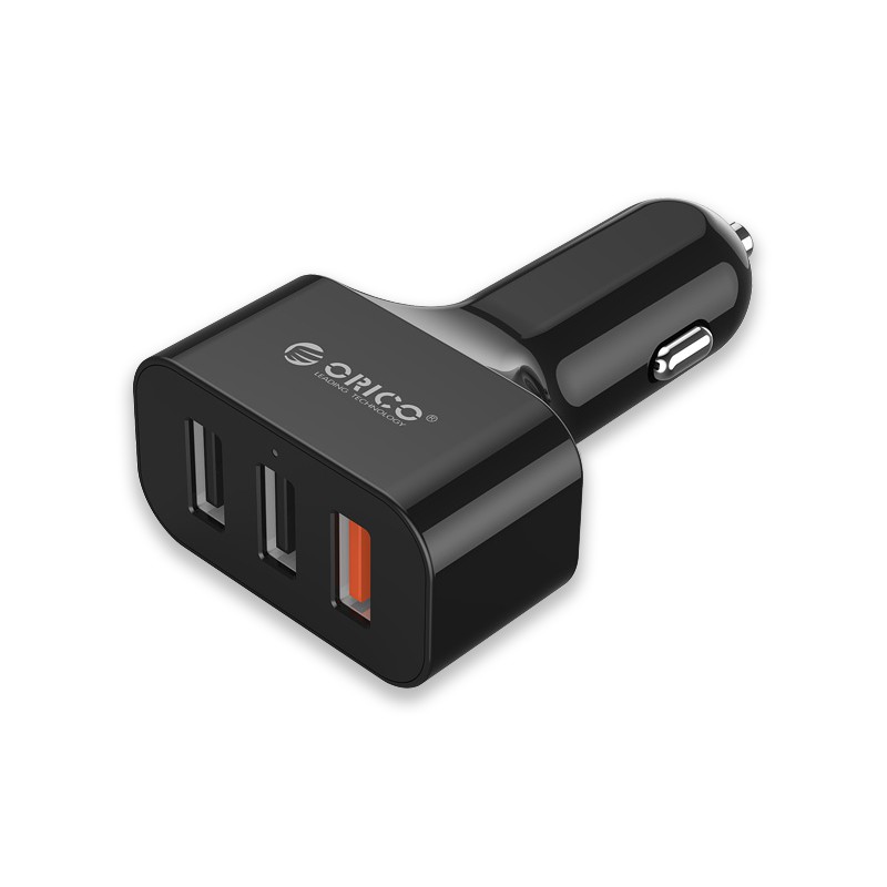 Cổng sạc USB Orico trên Ô tô 3 cổng 1A và 2.4A UCH-Q3