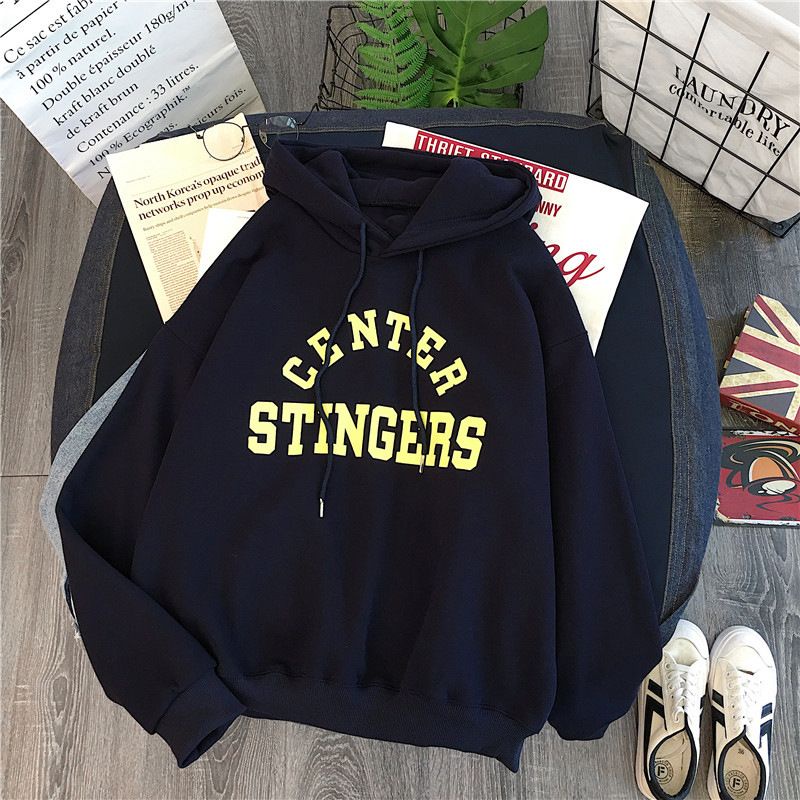 áo nỉ hoodies in chữ center stingers dáng unisex | BigBuy360 - bigbuy360.vn