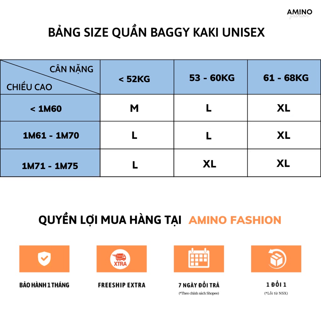 Quần Baggy KAKI Nam Nữ Unisex Basic cạp chun ống suông săn gấu phong cách Ulzzang