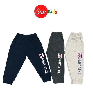 Quần dài bé trai, quần dài cotton bé trai chất mềm mát, size 9-16 - SUNKIDS