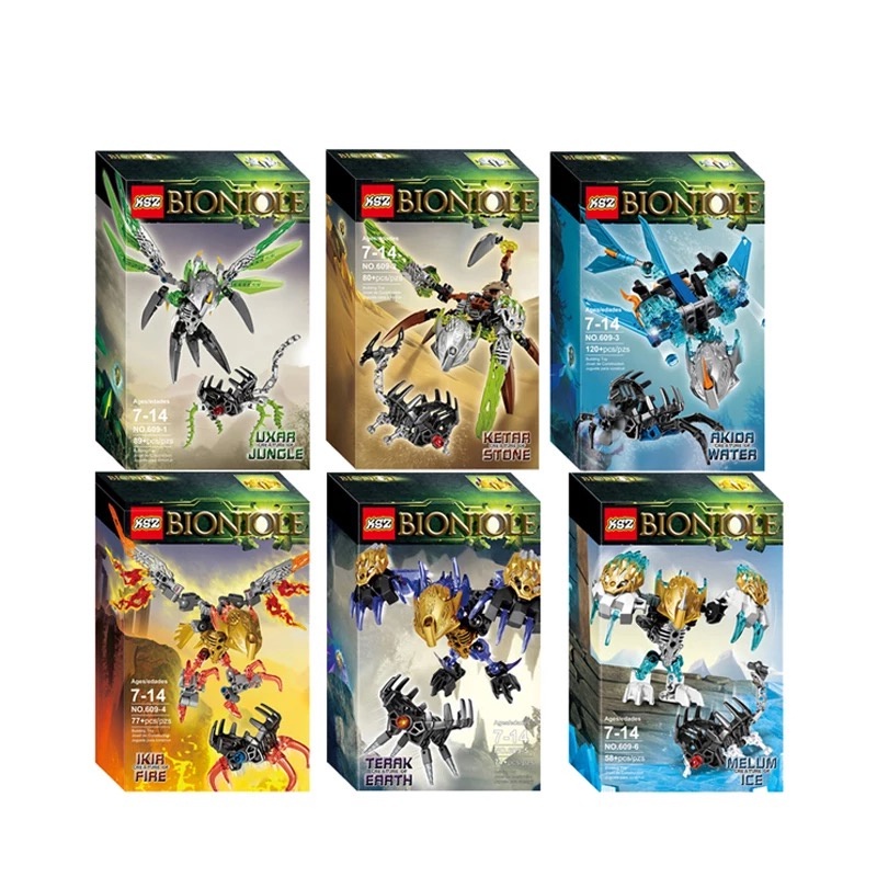 Mô Hình Lắp Ráp Lego 609-1 - 6 71300 Bionicle