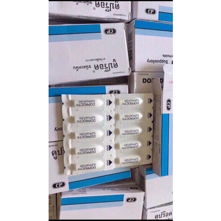 Vien dat tri Doproct Suppository Thái Lan hộp 10 viên