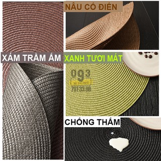 Combo 4 Khăn Lót Chén Dĩa Tròn
