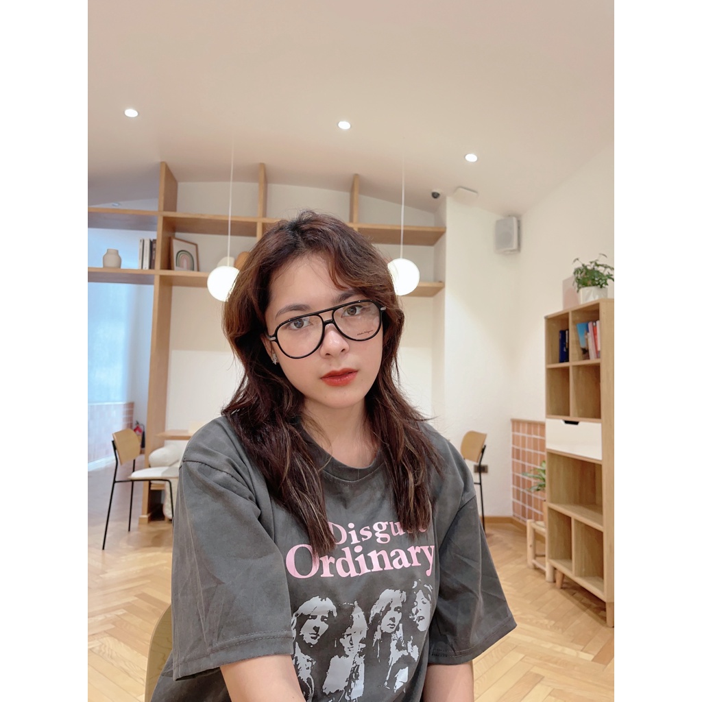 Gọng cận unisex Salvatore Ferragamo Demo Aviator Men SF2855  Black