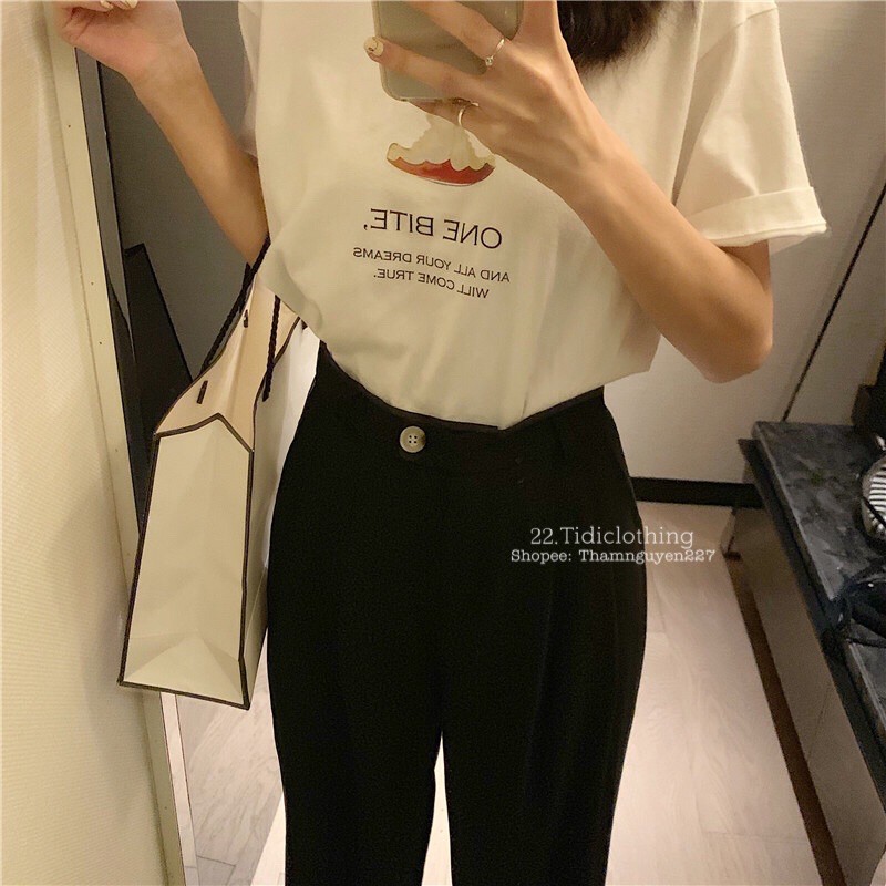 Quần Baggy ống suông rộng ulzzang/ chất vải mềm mịn mặc siêu tôn dáng