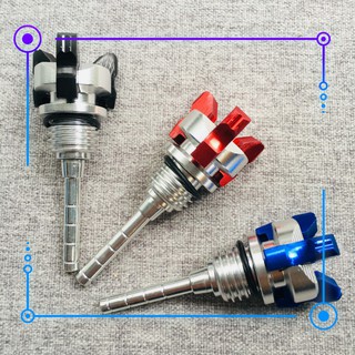 Ti thăm nhớt xe máy kiểu 3 cạnh cao cấp