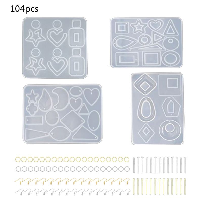 1 Bộ Khuôn Silicone Làm Trang Sức Thủ Công