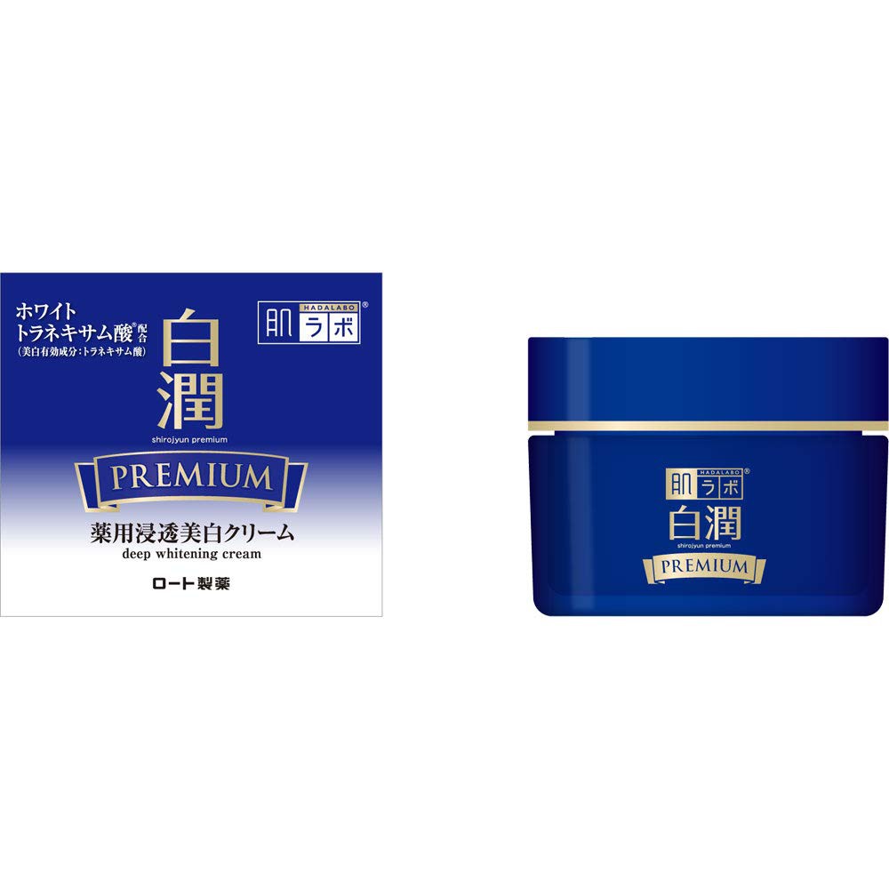 Kem dưỡng trắng da giảm thâm nám Hada Labo Shirojyun Premium Deep Whitening Cream - 50g