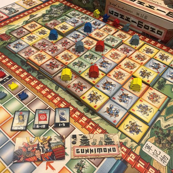 Trò chơi Board Game chủ đề Nhật Bản Gunkimono chính hãng 2-5 người chơi
