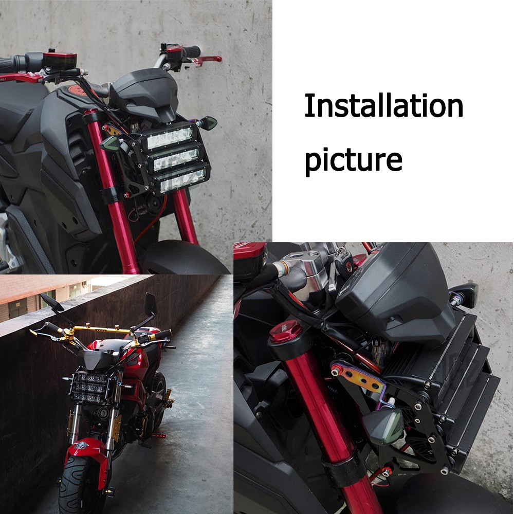 Đèn Pha Led Chống Thấm Nước Cho Xe Mô Tô Honda Msx125 2013 2014 2015 2016 2017 2018 2019