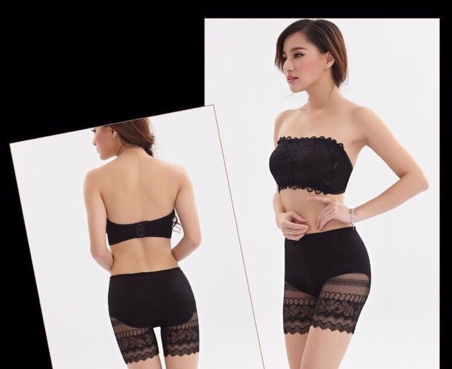 Áo ống ren có mút lót khuy cài, ren đẹp | BigBuy360 - bigbuy360.vn