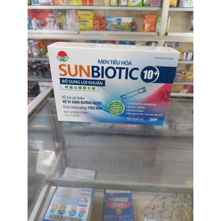 Men tiêu hóa sunbiotic- hộp 30 gói x 3 gam - hỗ trợ tăng cường tiêu hóa