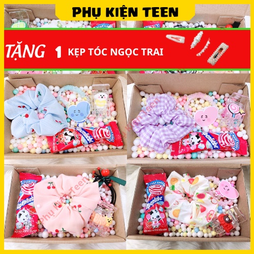 Hộp quà 4 món đáng yêu dễ thương tặng người yêu bạn thân em gái các dịp 20/10 8/3 sinh nhật kỉ niệm